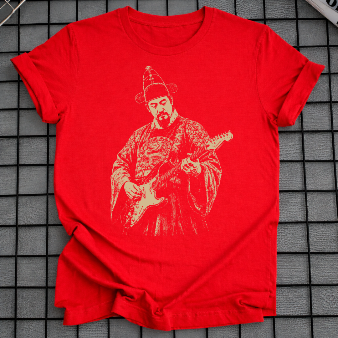 JOSEON ERA KOREAN GUITARIST T-SHIRT