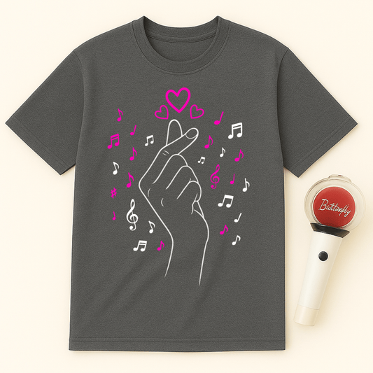 FINGER HEART UNISEX T-SHIRT