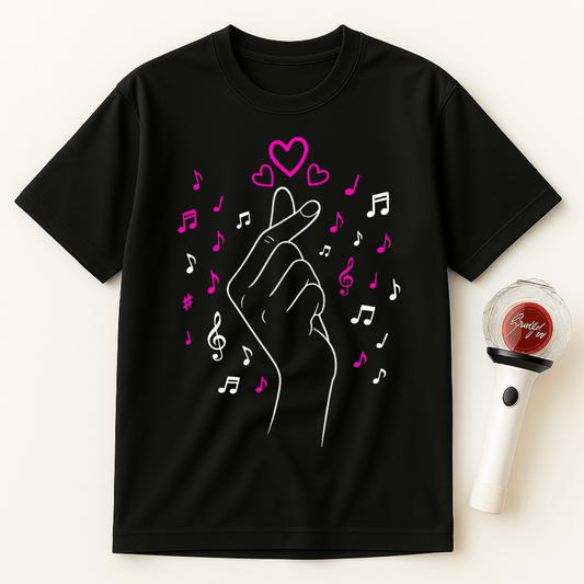 FINGER HEART UNISEX T-SHIRT