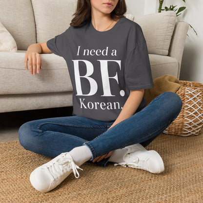 I NEED A BF. KOREAN T-SHIRT
