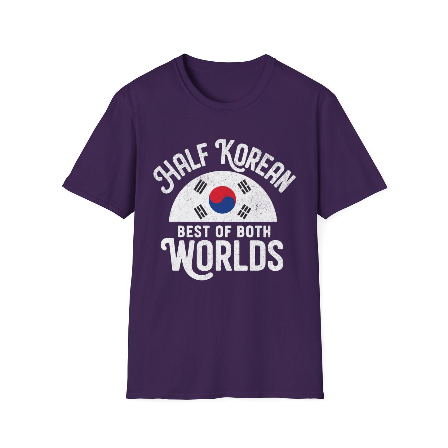 Half Korean T-Shirt — “Best of Both Worlds” Korean Flag Pride Tee