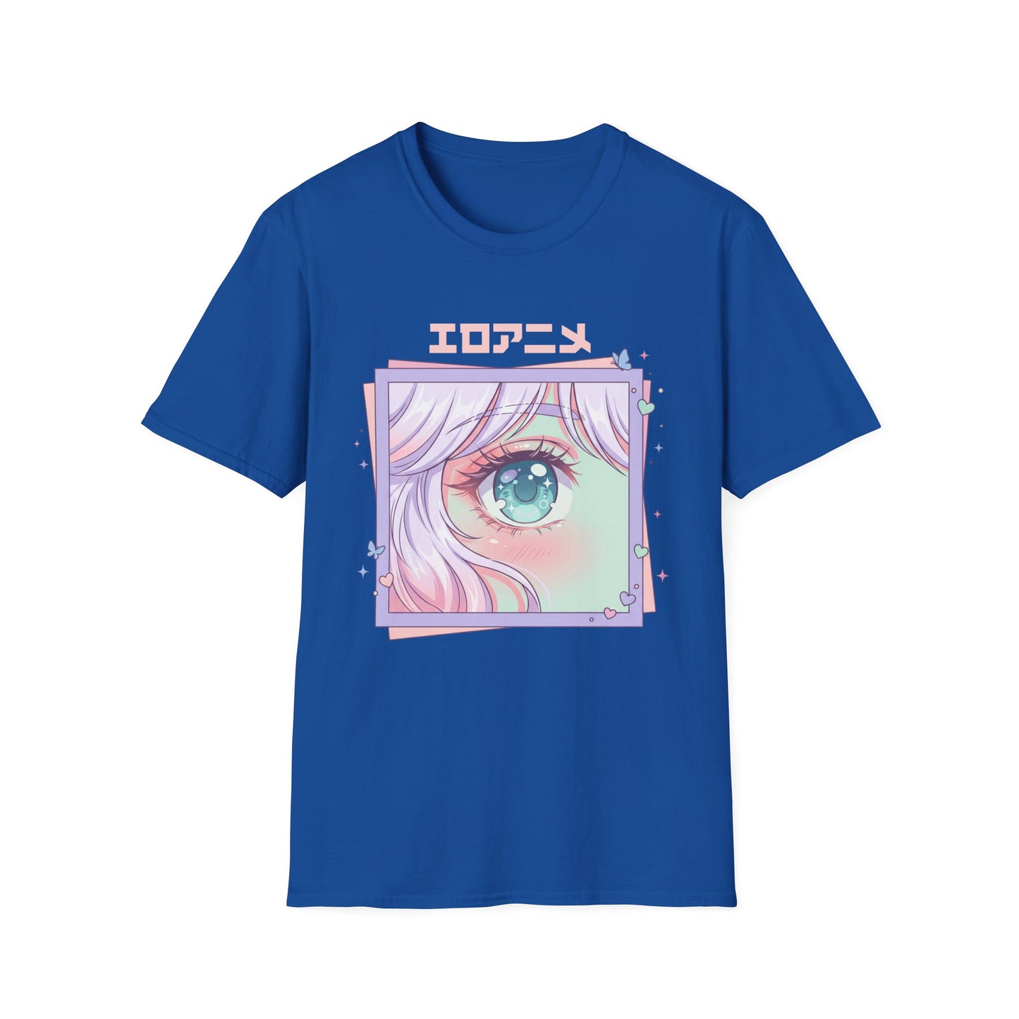 Anime Eye Graphic T-Shirt — エロアニメ Pastel Kawaii Aesthetic
