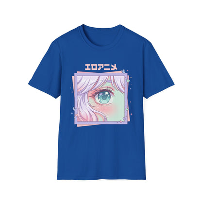 Anime Eye Graphic T-Shirt — エロアニメ Pastel Kawaii Aesthetic