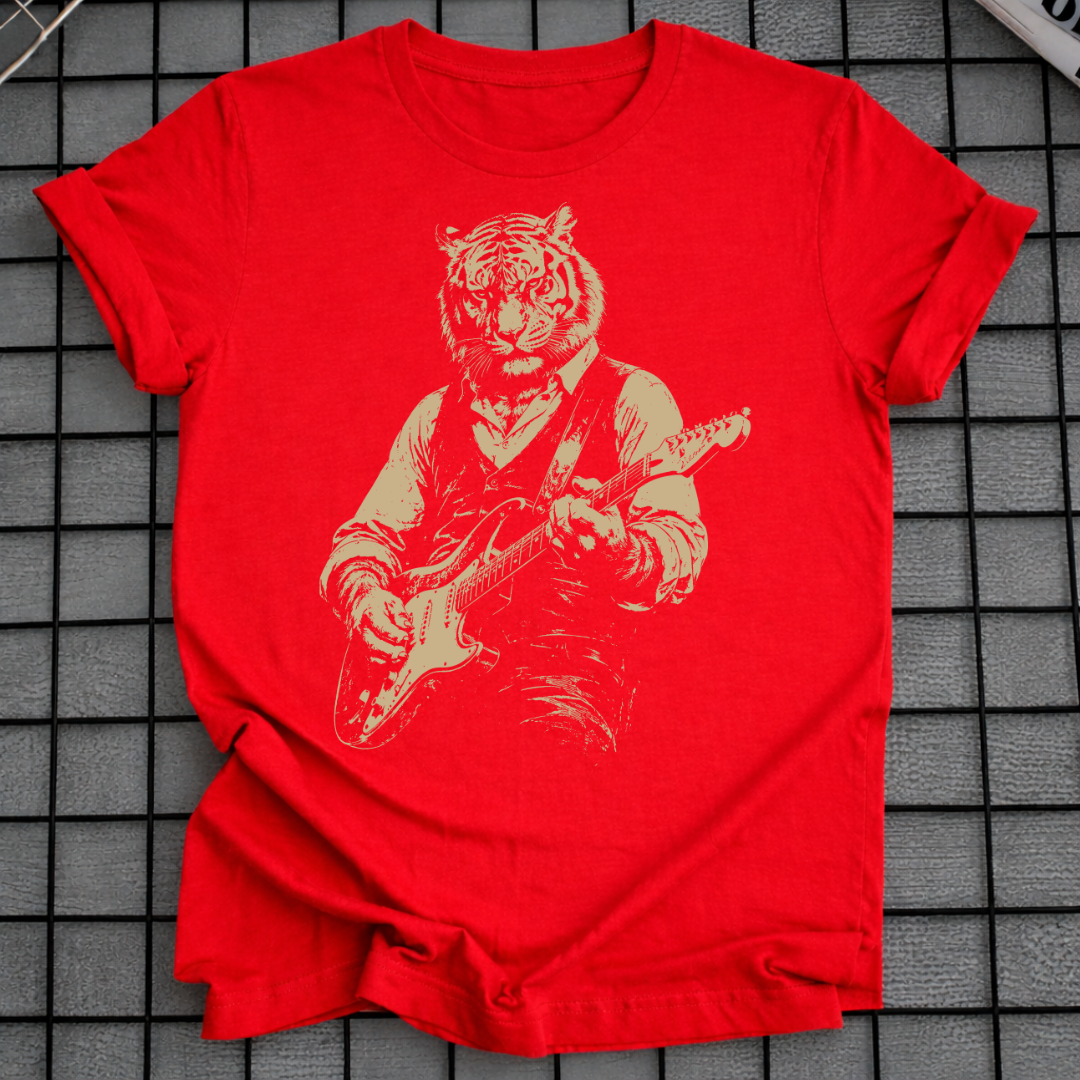 KOREAN TIGER GUITARIST T-SHIRT