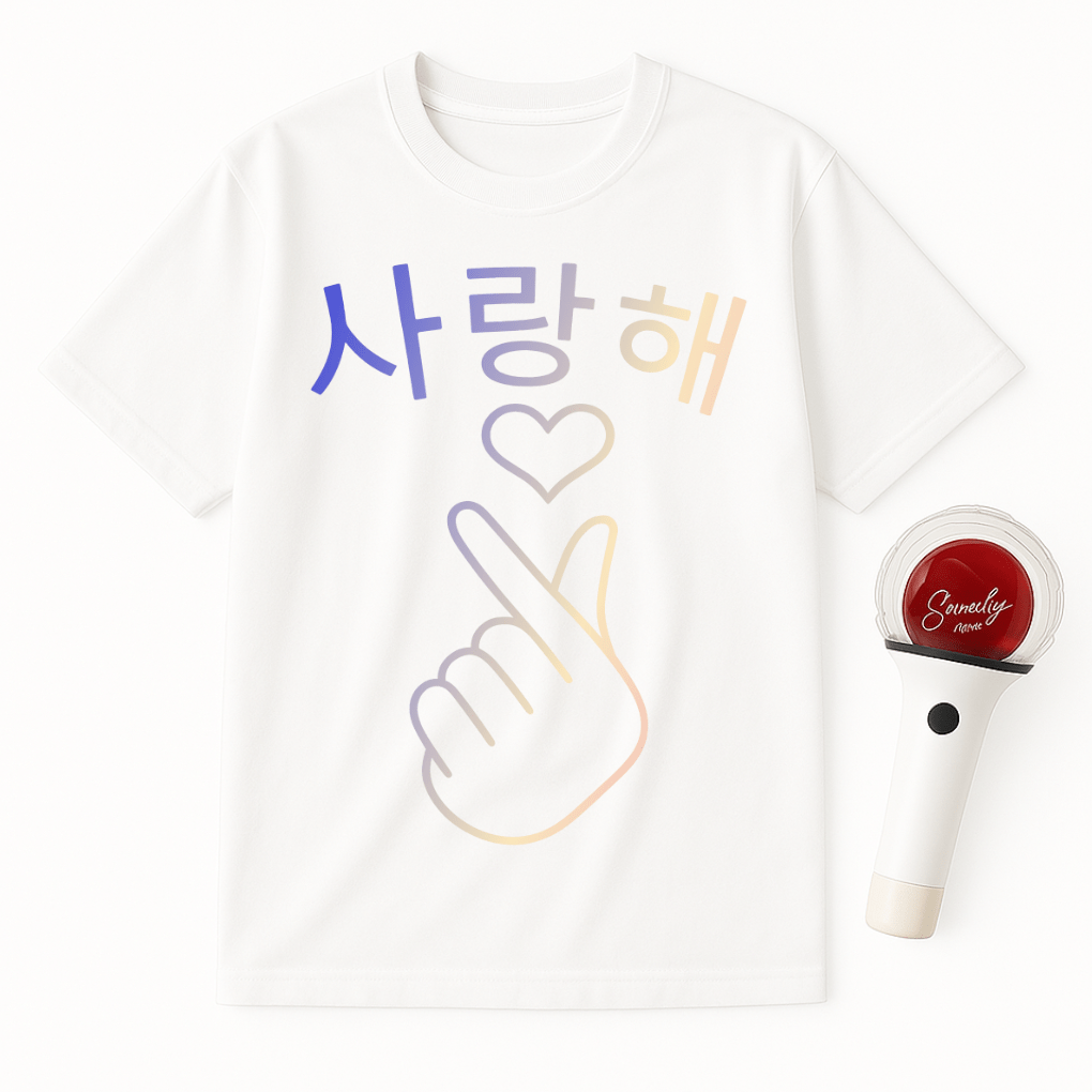 사랑해 GRADIENT UNISEX T-SHIRT
