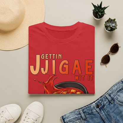 Gettin Jjigae Wit It T-Shirt – Korean Stew Graphic Tee for Foodies & K-Culture Fans