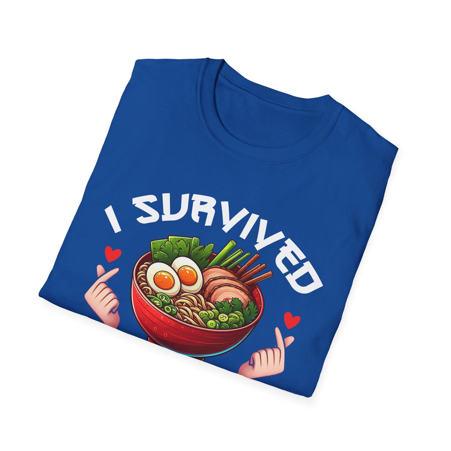 I Survived K-Pop and Ramen Unisex Softstyle T-Shirt