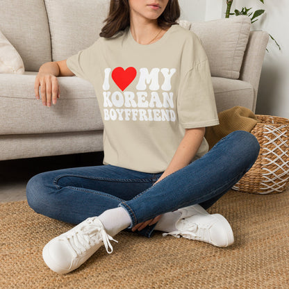I LOVE MY KOREAN BOYFRIEND T-SHIRT