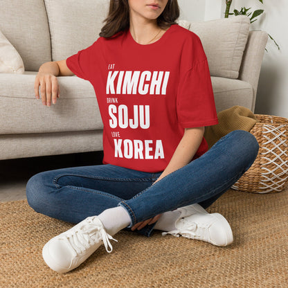 Kimchi Soju T-Shirt — Eat Kimchi Drink Soju Korea Tee
