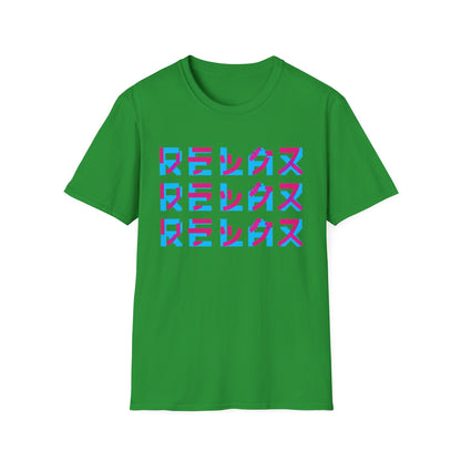 Relax Japanese Graphic T-Shirt — Retro Vaporwave Kanji Tee