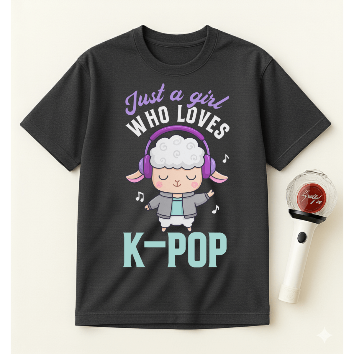JUST A GIRL WHO LOVES K-POP T-SHIRT