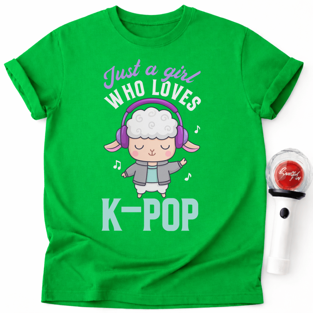 JUST A GIRL WHO LOVES K-POP T-SHIRT