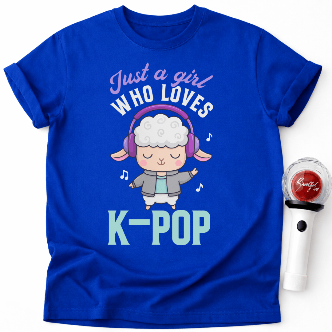 JUST A GIRL WHO LOVES K-POP T-SHIRT