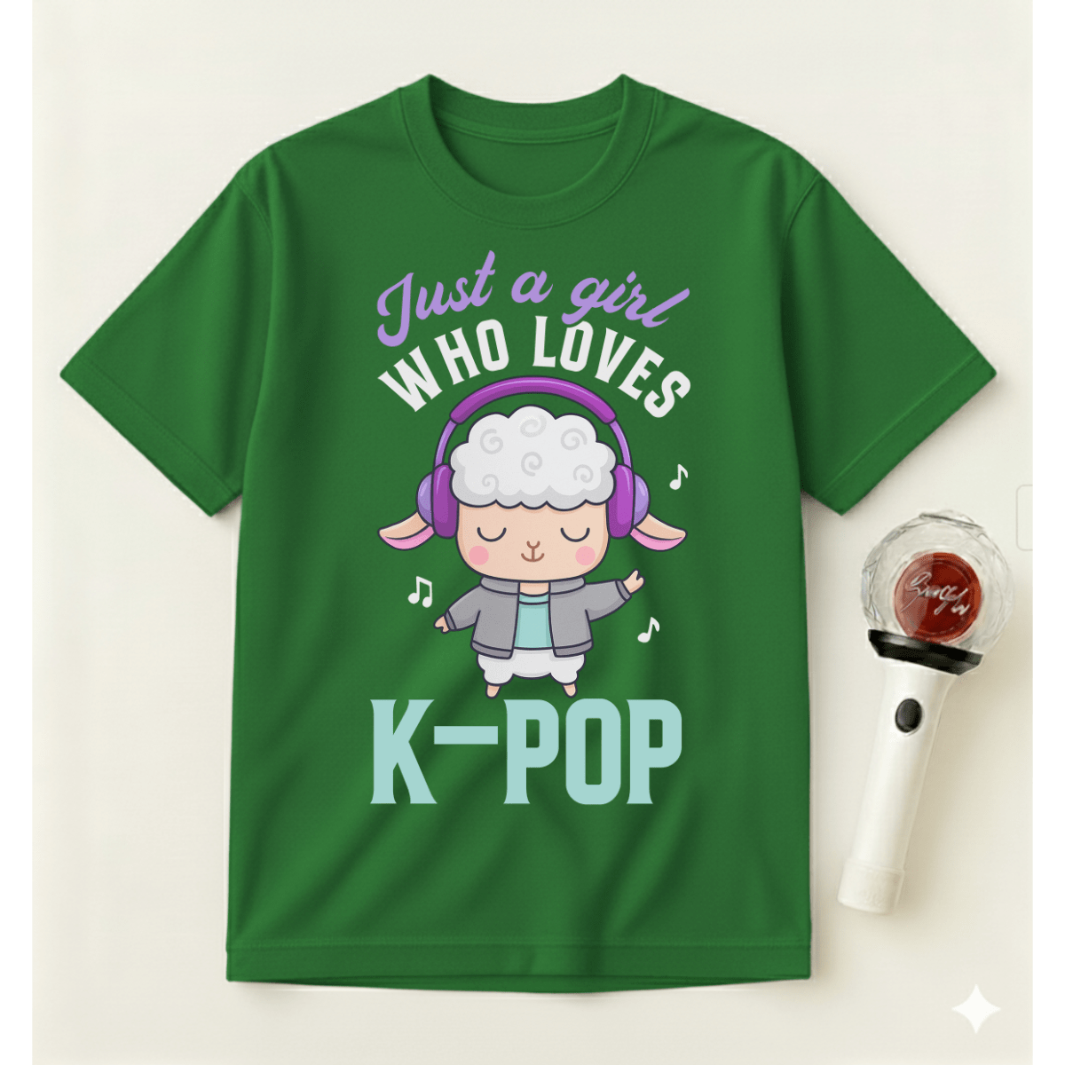 JUST A GIRL WHO LOVES K-POP T-SHIRT