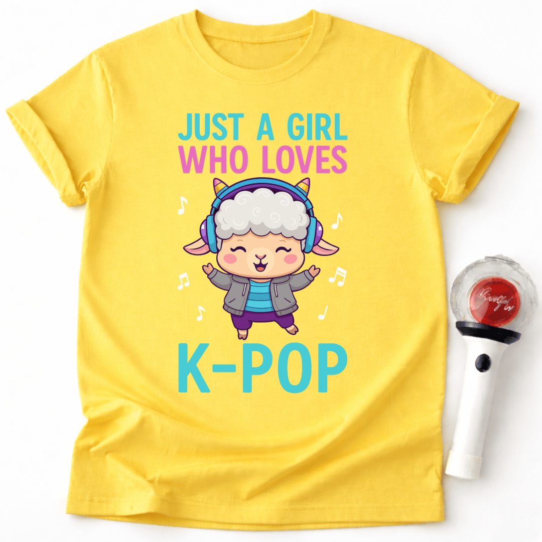 NIEDLICHER K-POP SCHAF T-SHIRT