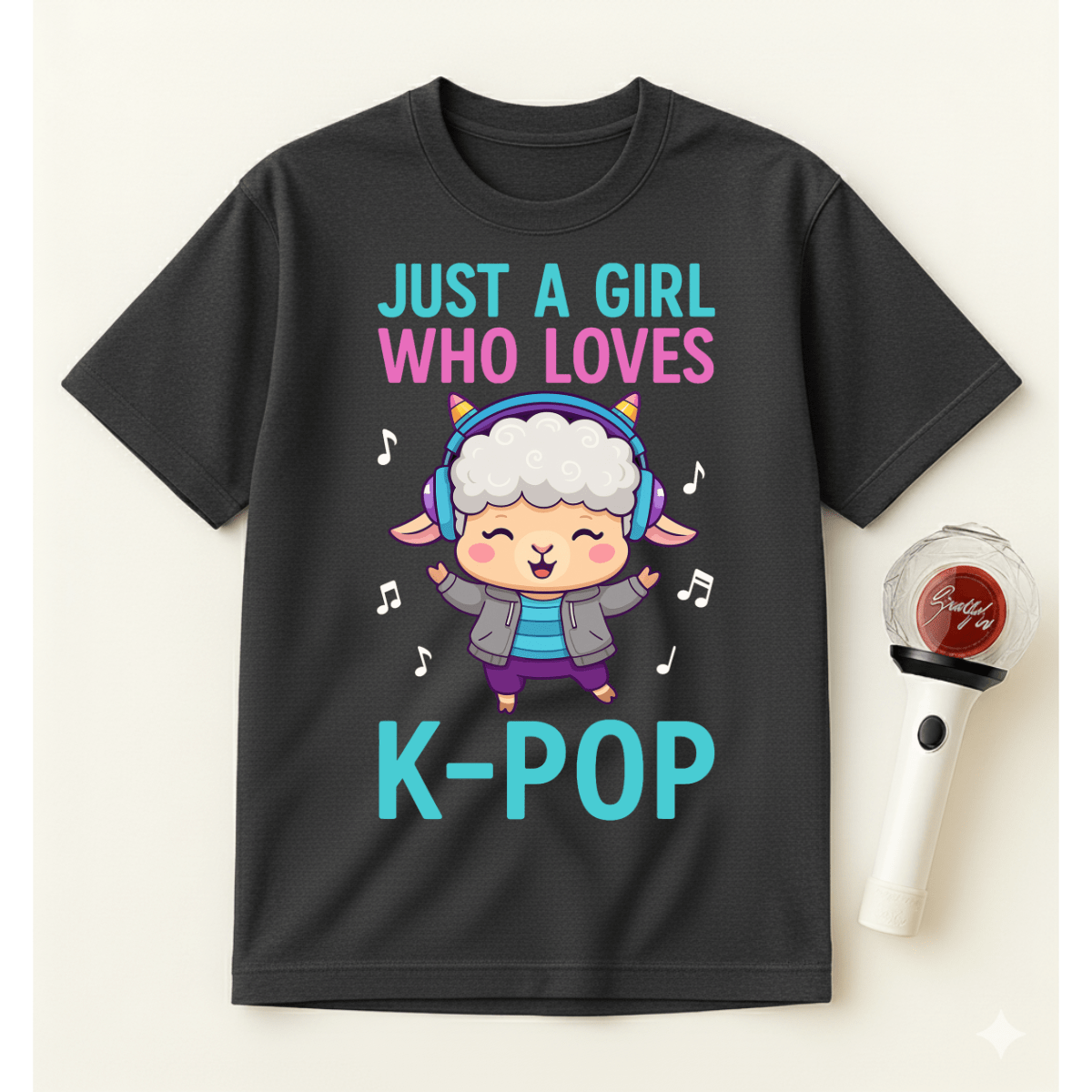 JUST A GIRL WHO LOVES K-POP T-SHIRT