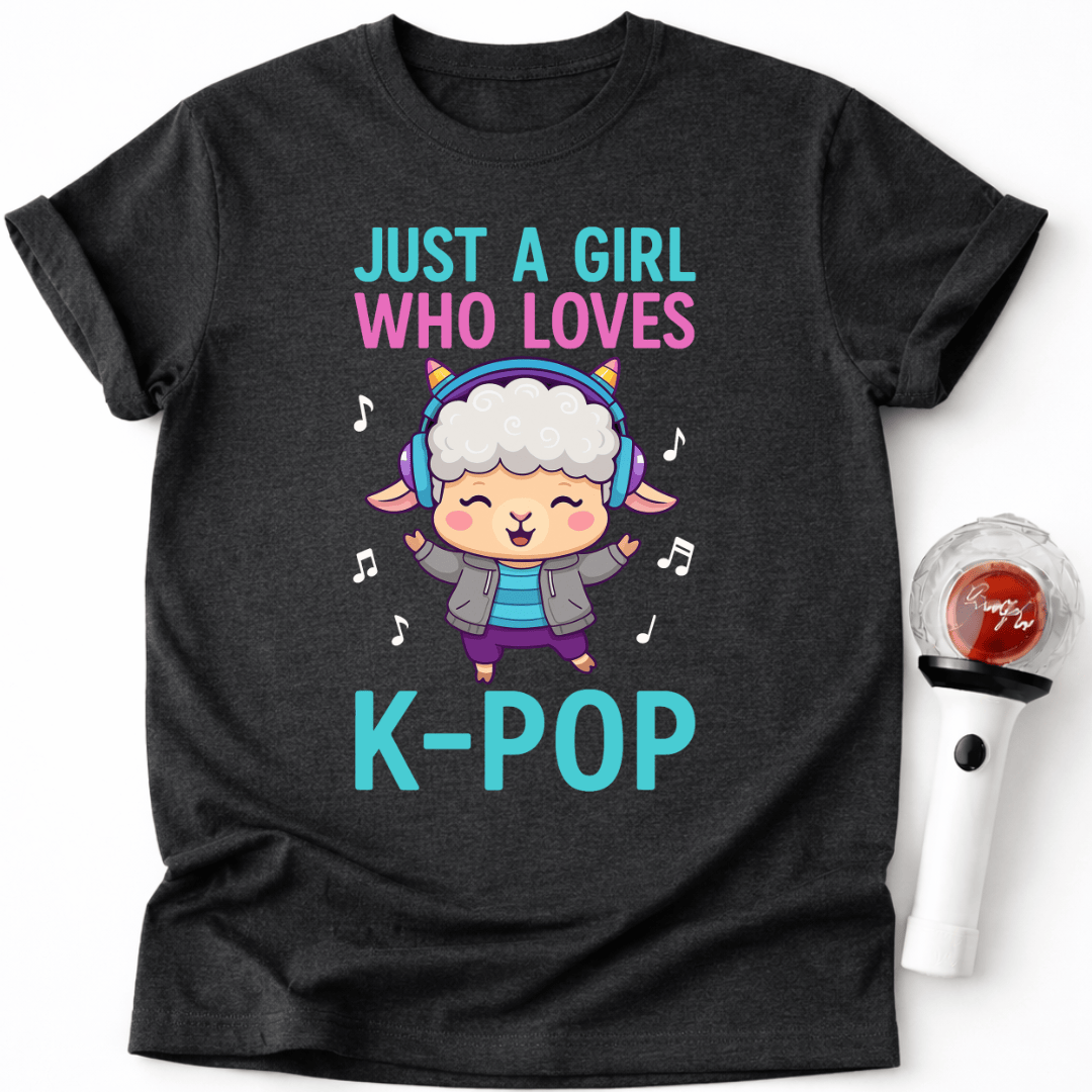 NIEDLICHER K-POP SCHAF T-SHIRT