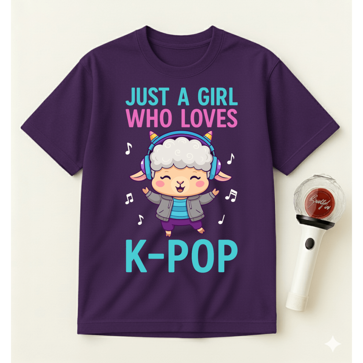 JUST A GIRL WHO LOVES K-POP T-SHIRT