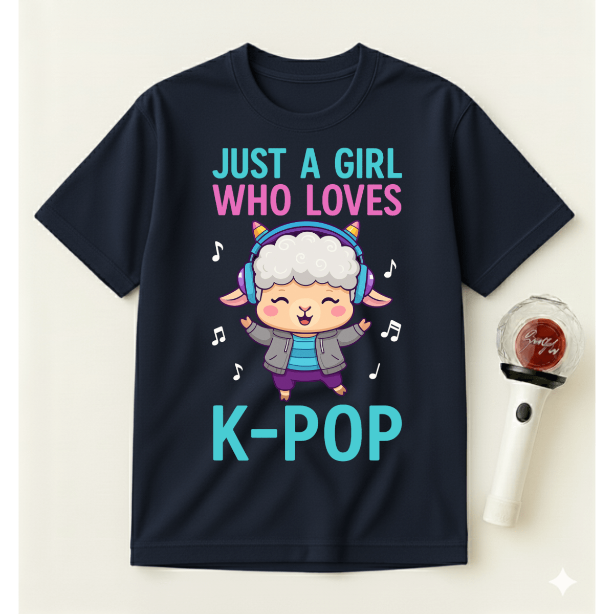 JUST A GIRL WHO LOVES K-POP T-SHIRT