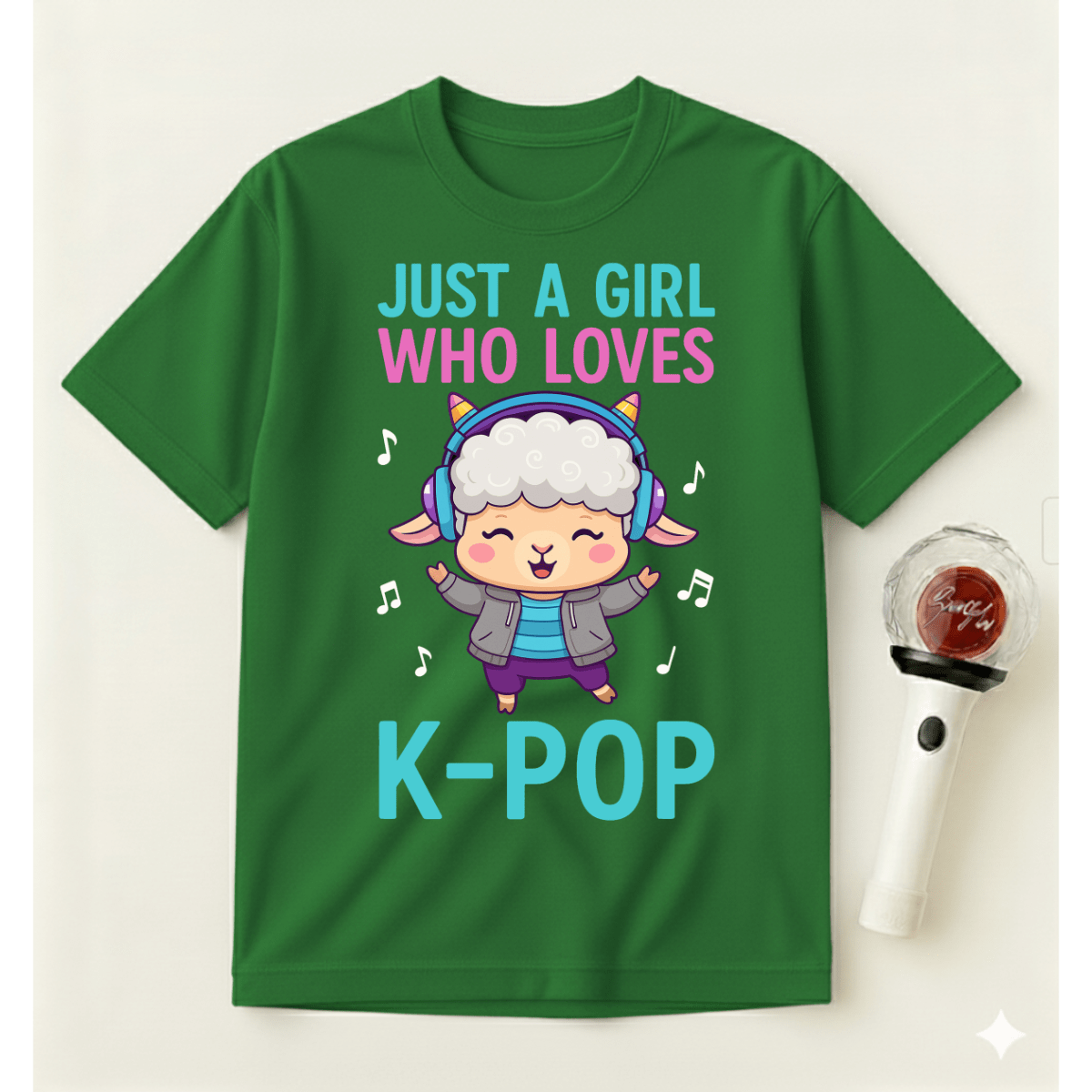 JUST A GIRL WHO LOVES K-POP T-SHIRT