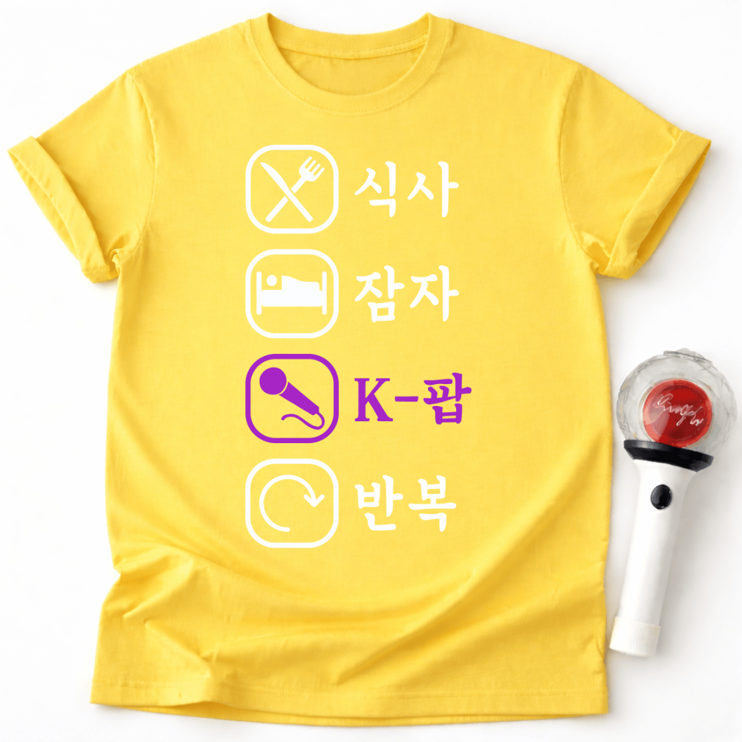 K-POP TAGESABLAUF T-SHIRT