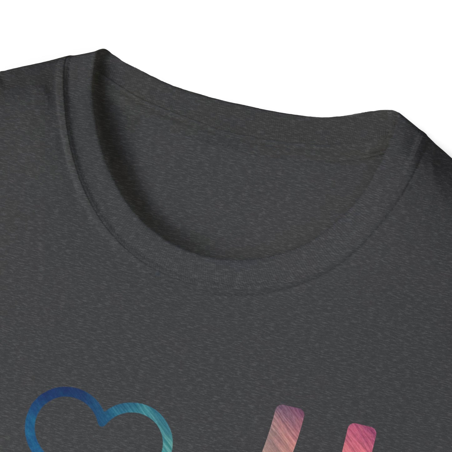 Rainbow Heart Hand Unisex T-Shirt - Perfect for Love Celebrations