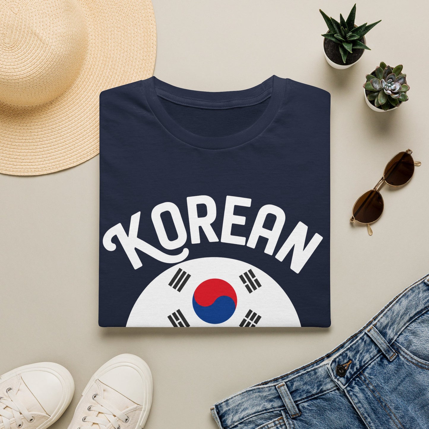 Korean Flag T‑Shirt — "Korean Doesn't Have One Look" Graphic Tee