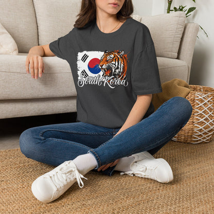 South Korea Tiger T-Shirt — Korean Flag Graphic Tee