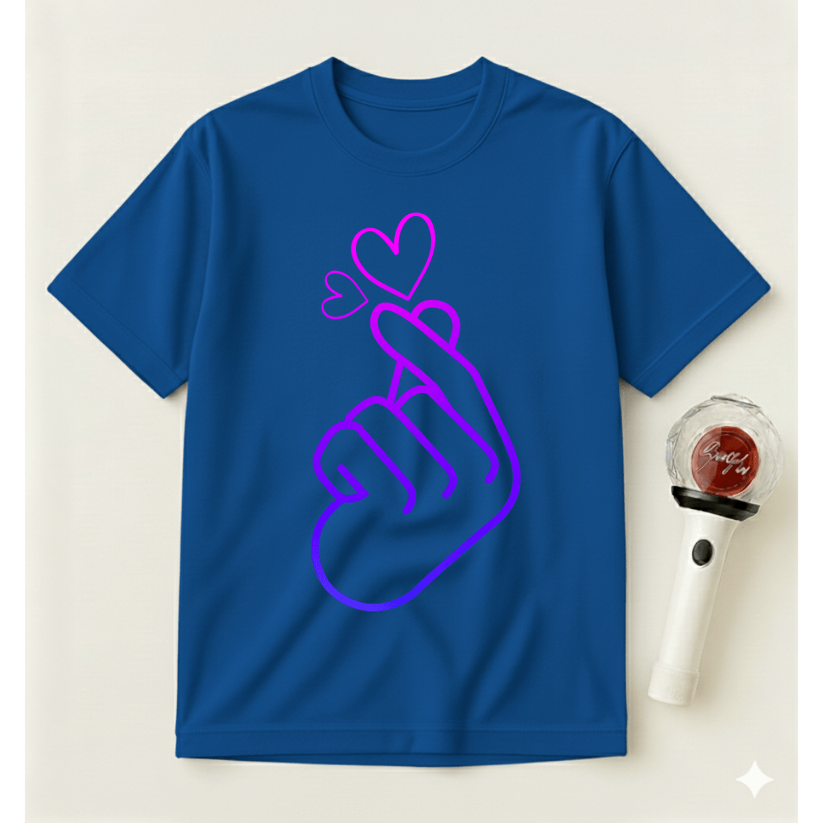 K-POP PURPLE HEART T-SHIRT