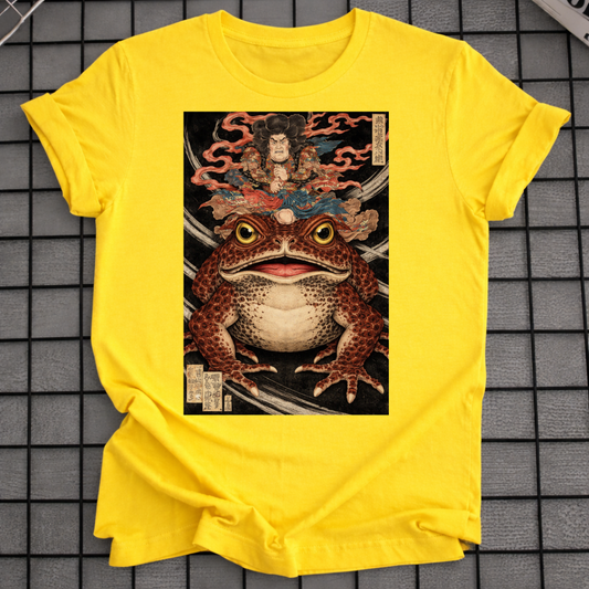 SAMURAI TOAD ART T-SHIRT