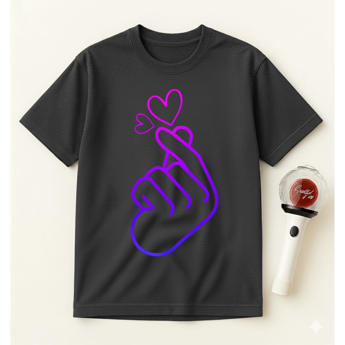 K-POP PURPLE HEART T-SHIRT