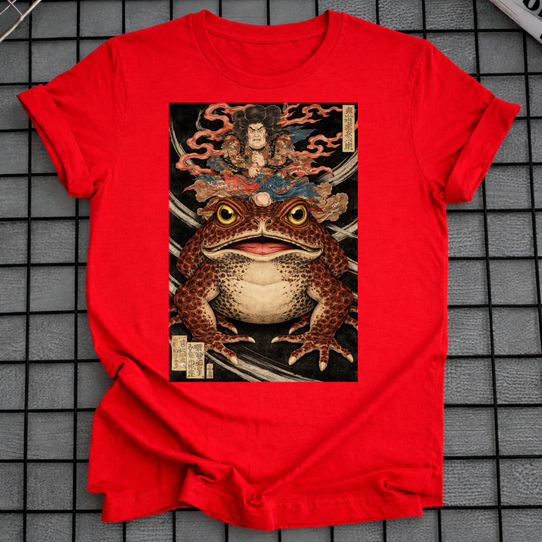 SAMURAI KRÖTE KUNST T-SHIRT