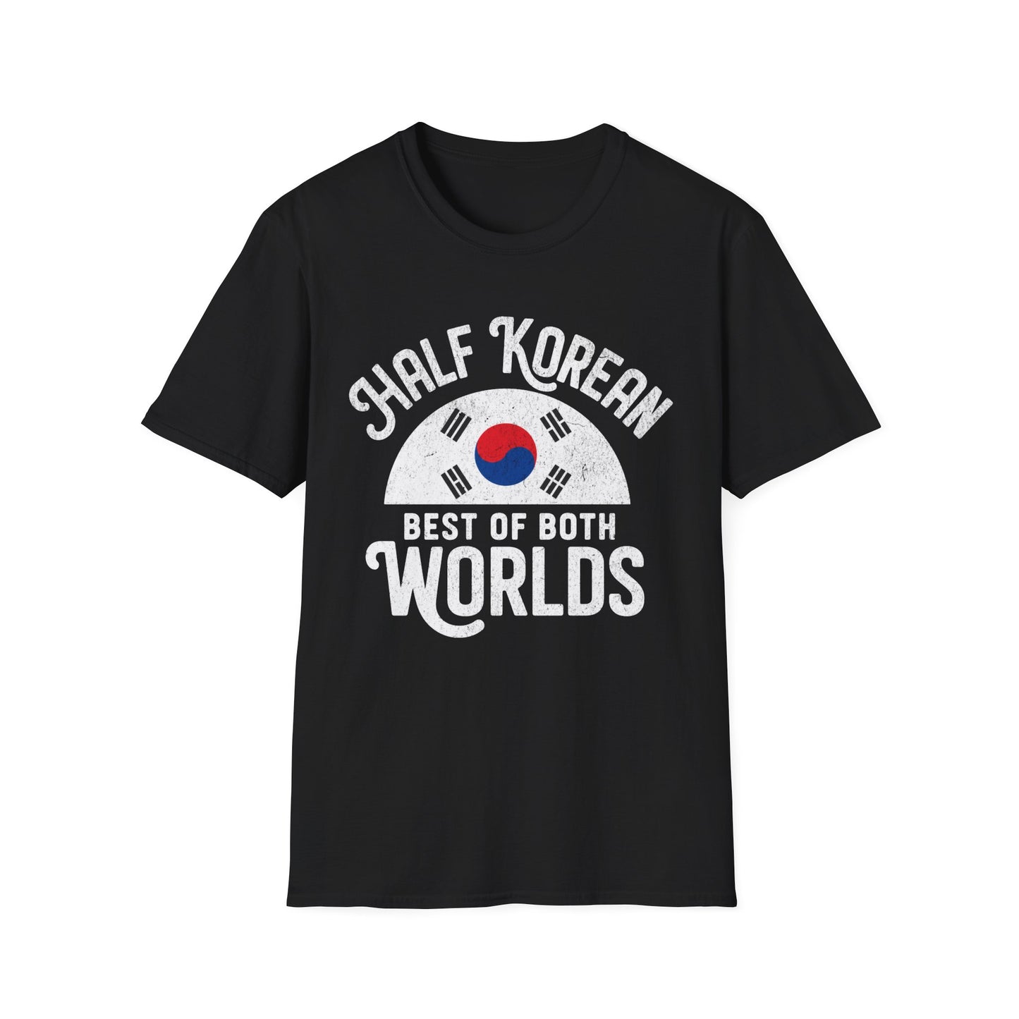 Half Korean T-Shirt — “Best of Both Worlds” Korean Flag Pride Tee