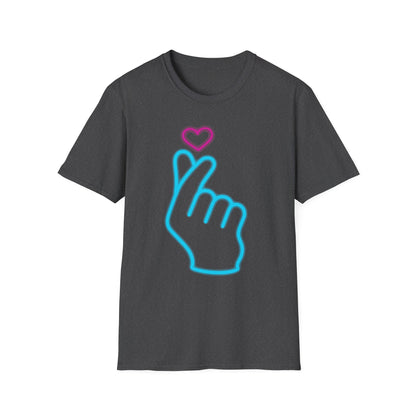 Cute Gesture Graphic T-Shirt, Casual Wear, Gift for Friends, Funny Tee, Birthday Present, Summer Style