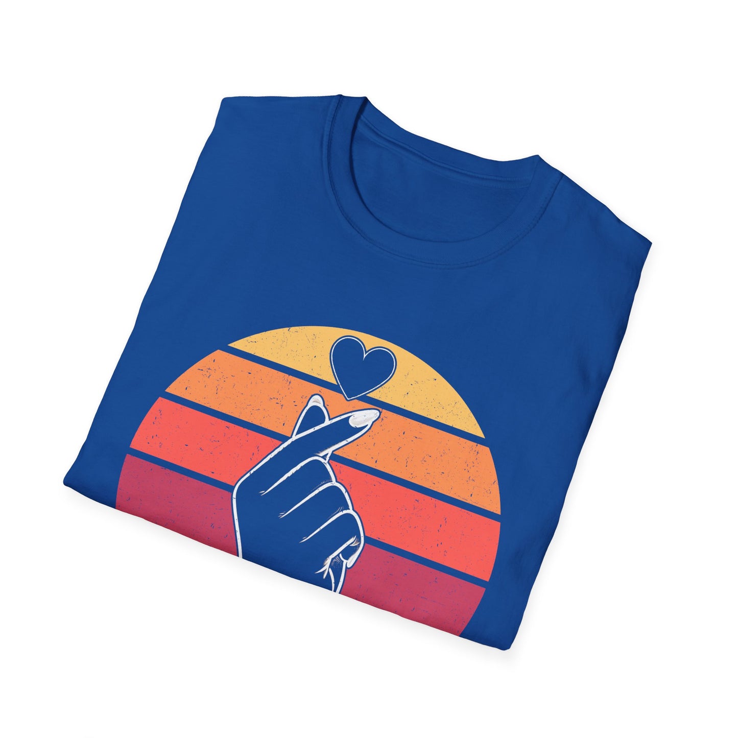 Retro Love Hand Unisex Softstyle T-Shirt - Perfect Gift for Everyday Wear