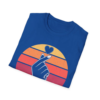Retro Love Hand Unisex Softstyle T-Shirt - Perfect Gift for Everyday Wear