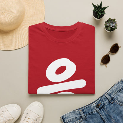 Percent Symbol Graphic T‑Shirt — Minimal Symbol Tee
