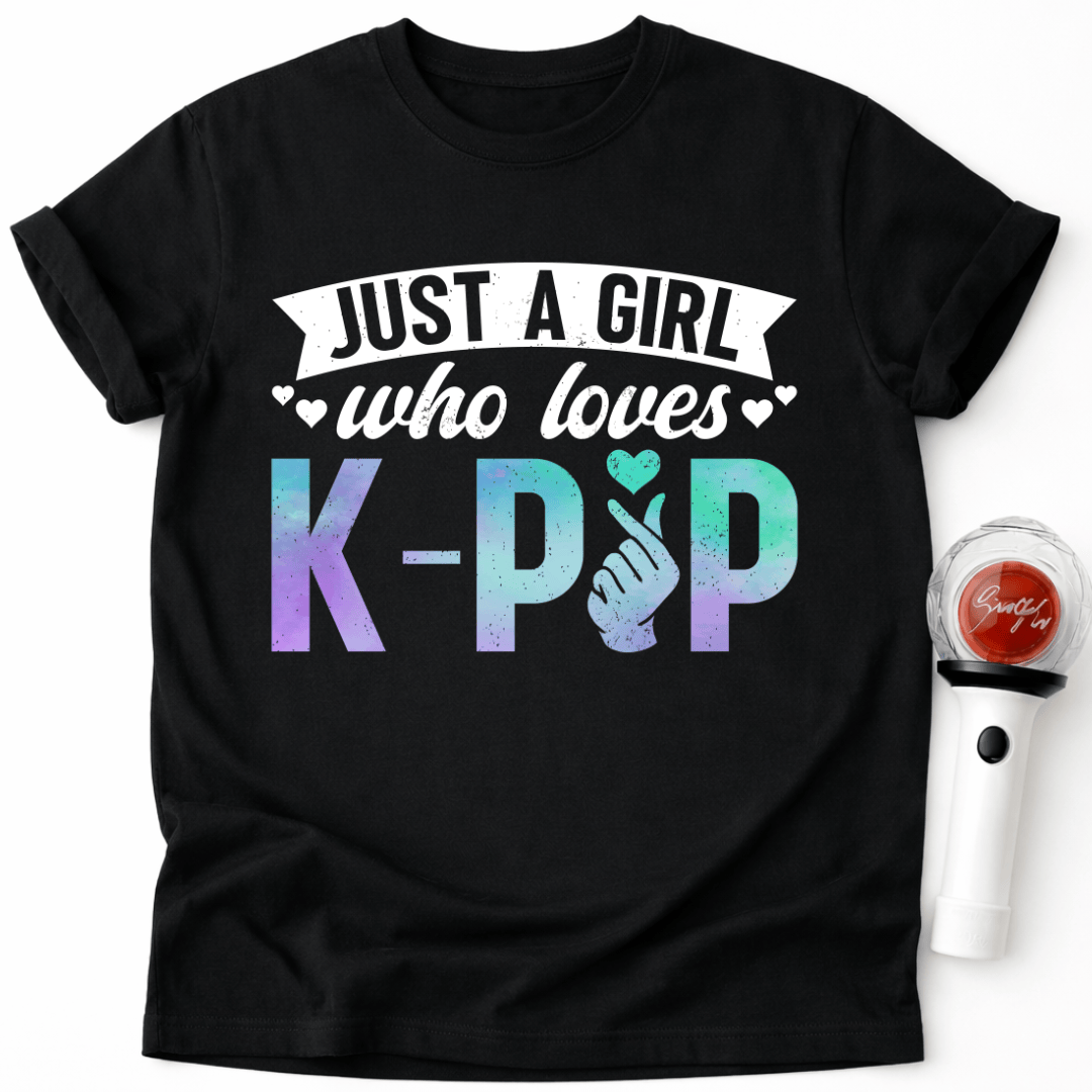 K-POP GIRL FINGER HERZ T-SHIRT