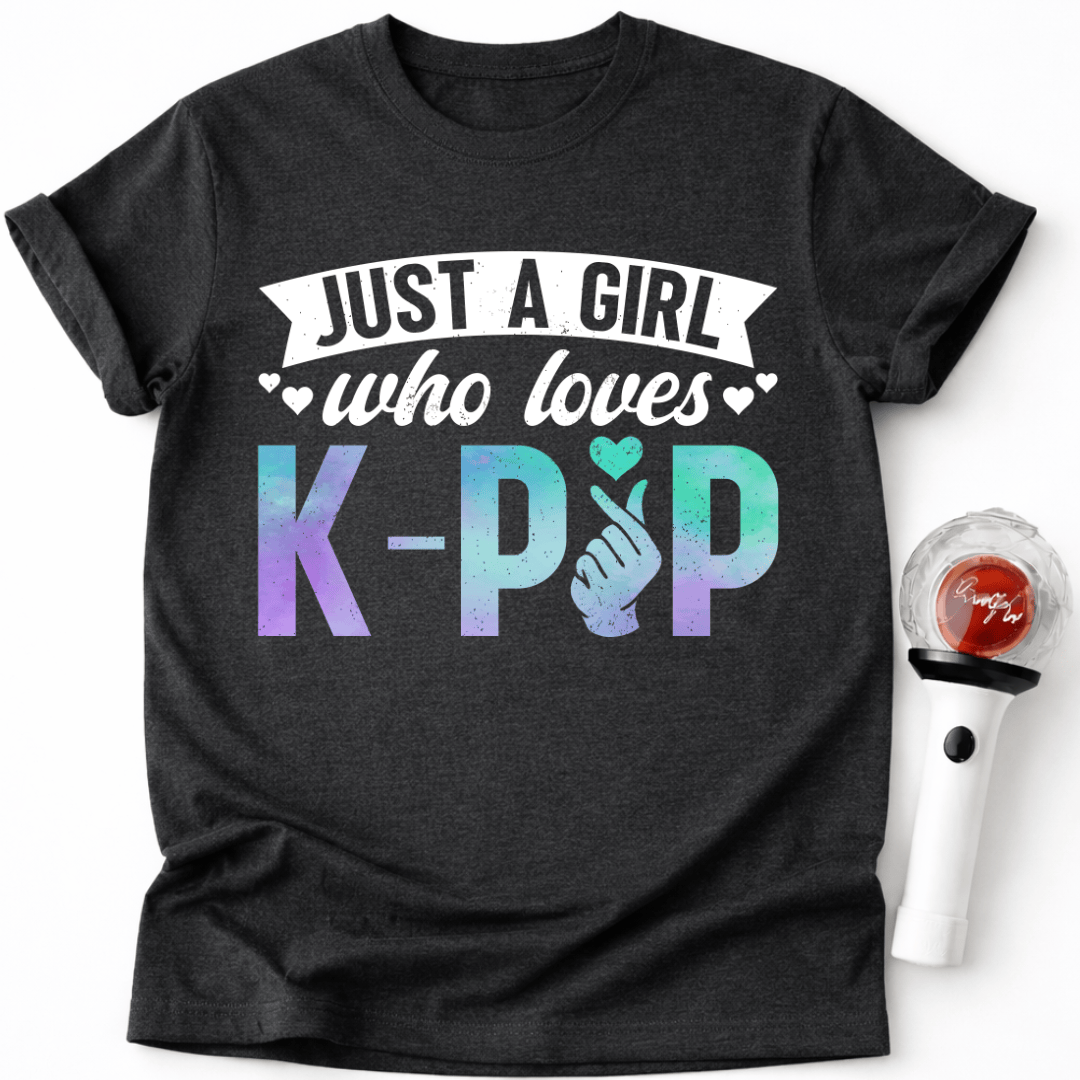 K-POP GIRL FINGER HERZ T-SHIRT
