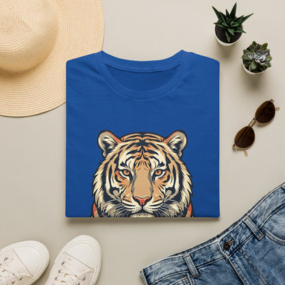 Tiger Holding South Korea Heart T-Shirt — Korean Pride Graphic Tee