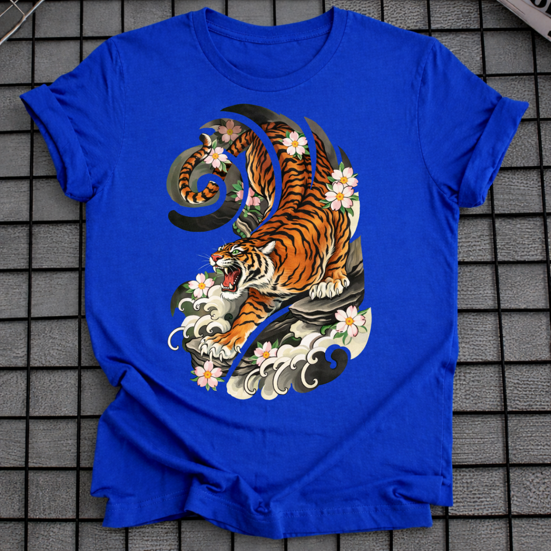 JAPANISCHES TIGER SAKURA T-SHIRT