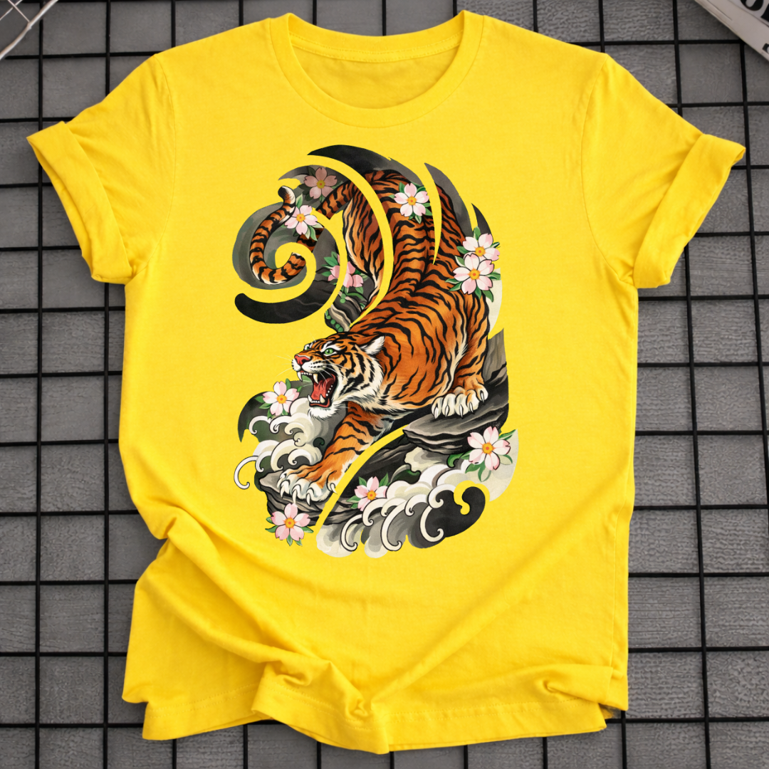 JAPANISCHES TIGER SAKURA T-SHIRT