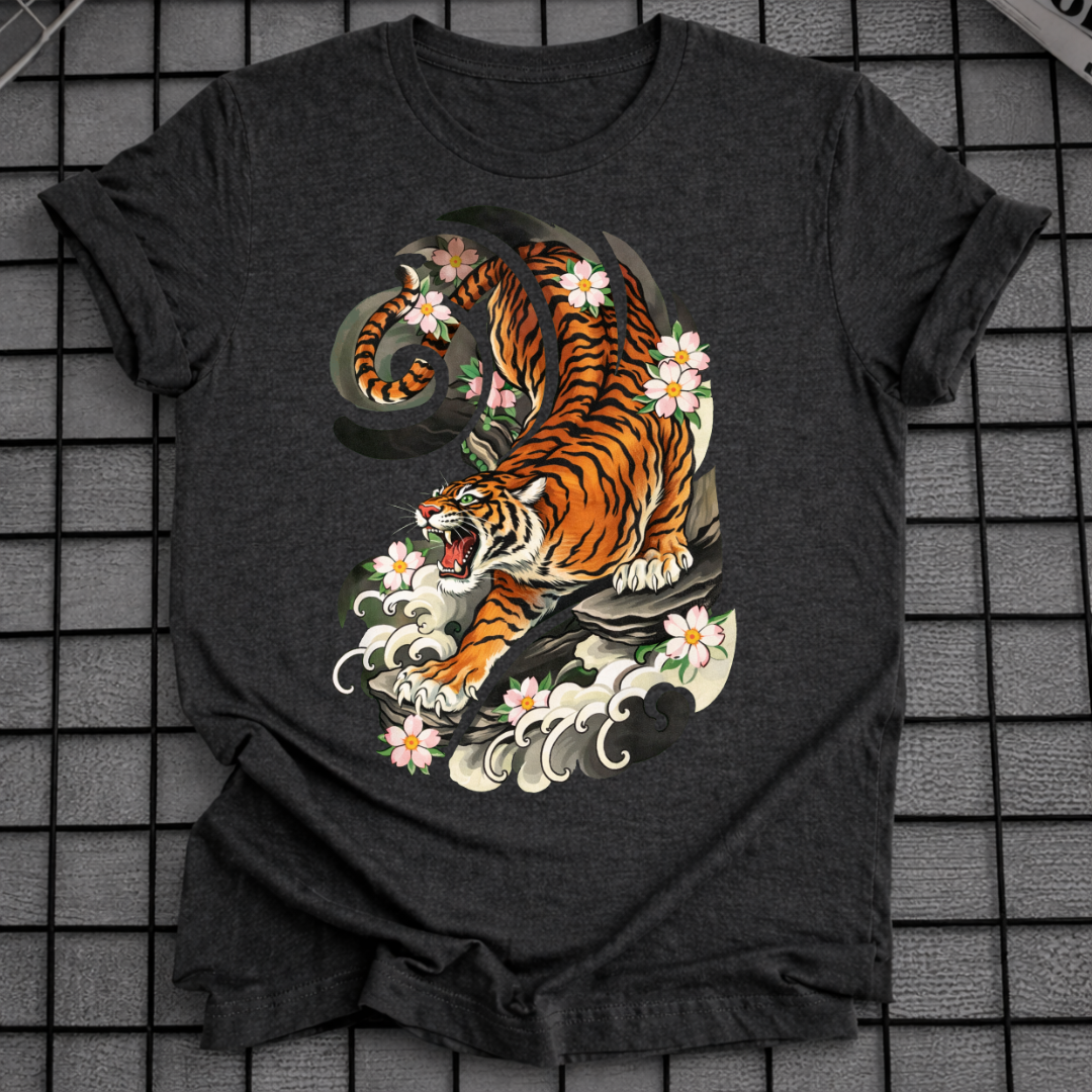 JAPANISCHES TIGER SAKURA T-SHIRT