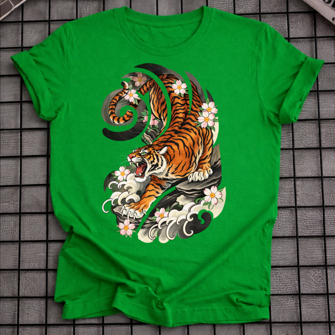 JAPANISCHES TIGER SAKURA T-SHIRT