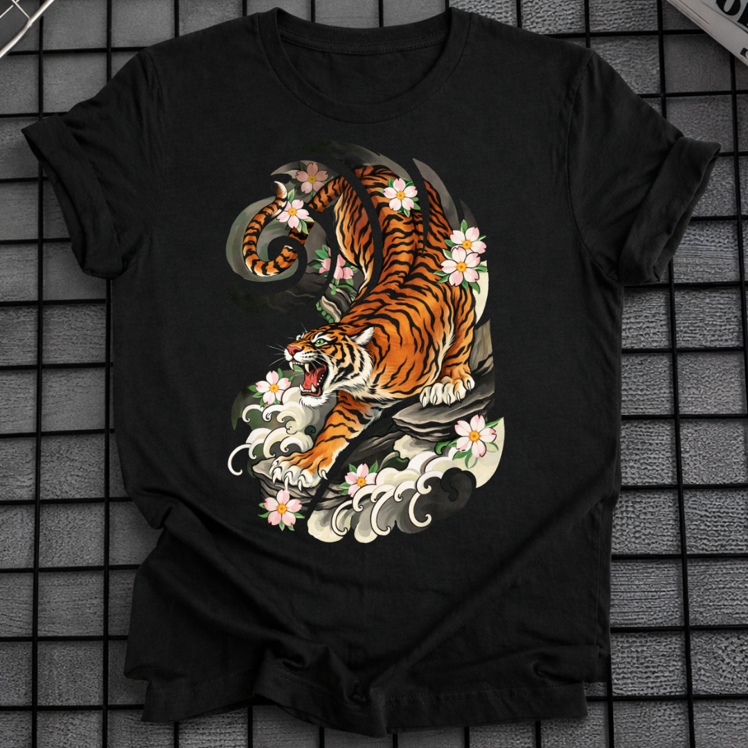 JAPANISCHES TIGER SAKURA T-SHIRT