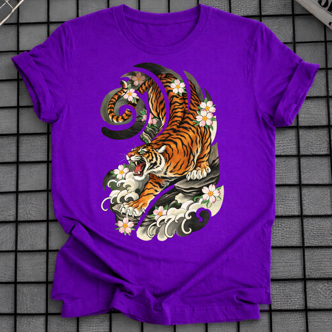JAPANISCHES TIGER SAKURA T-SHIRT
