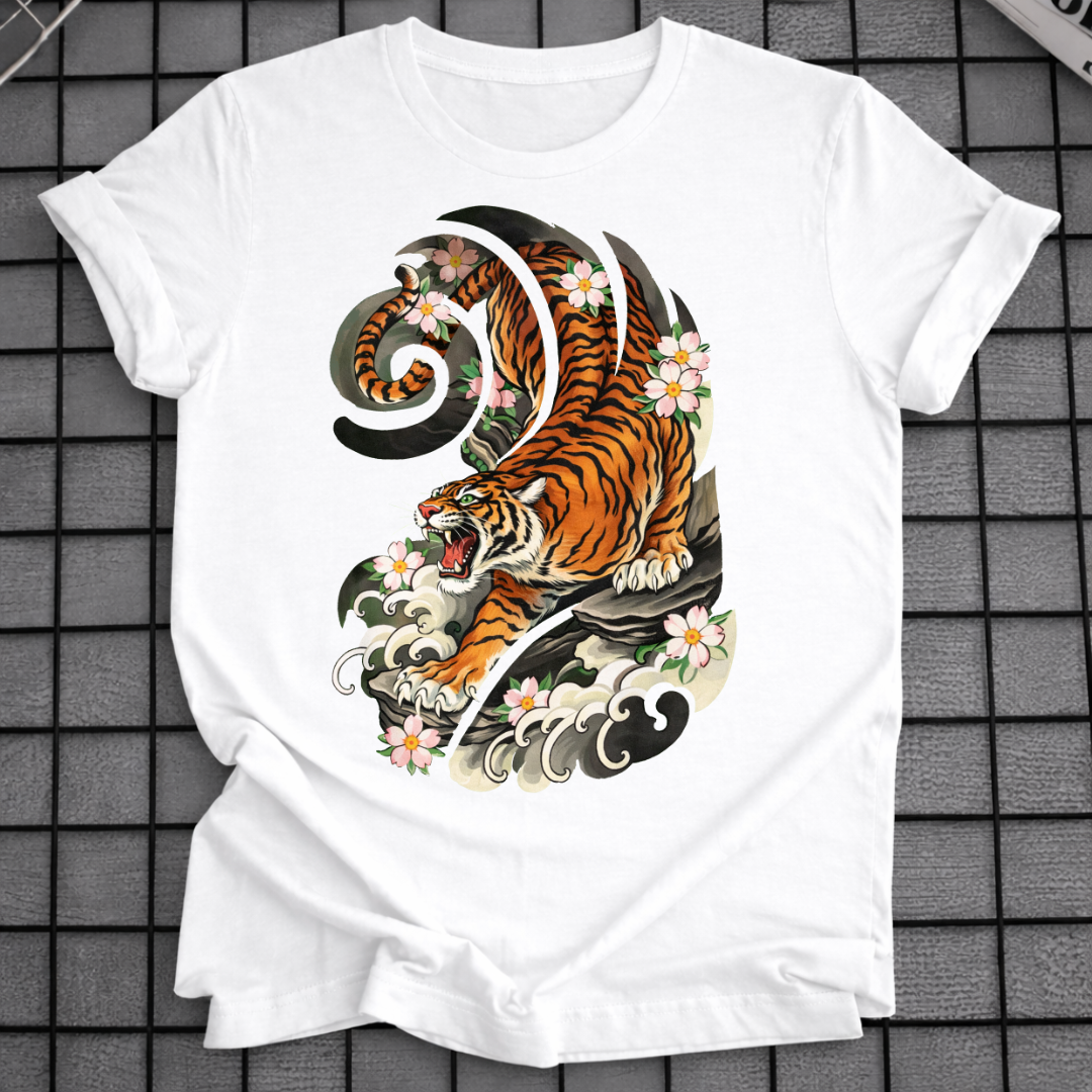 JAPANISCHES TIGER SAKURA T-SHIRT
