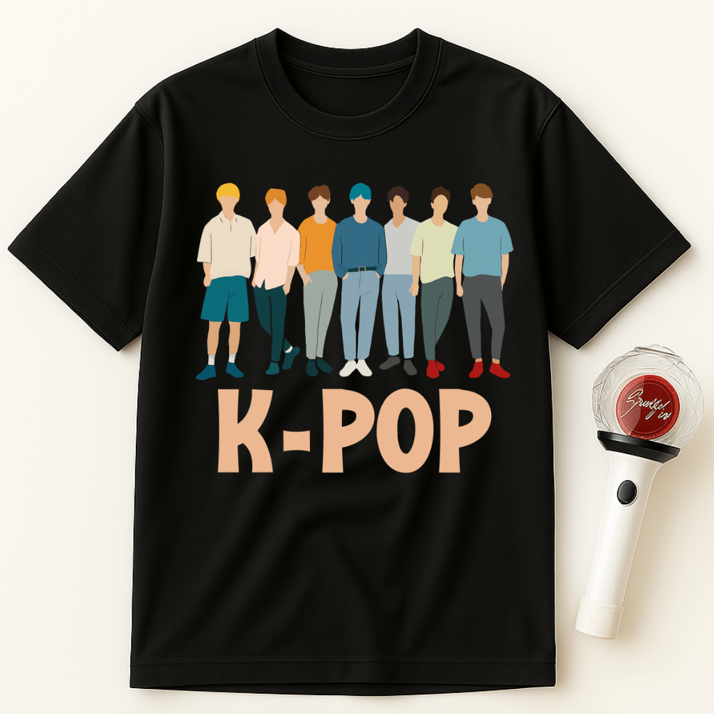 K-POP BOY GROUP MINIMALIST UNISEX T-SHIRT