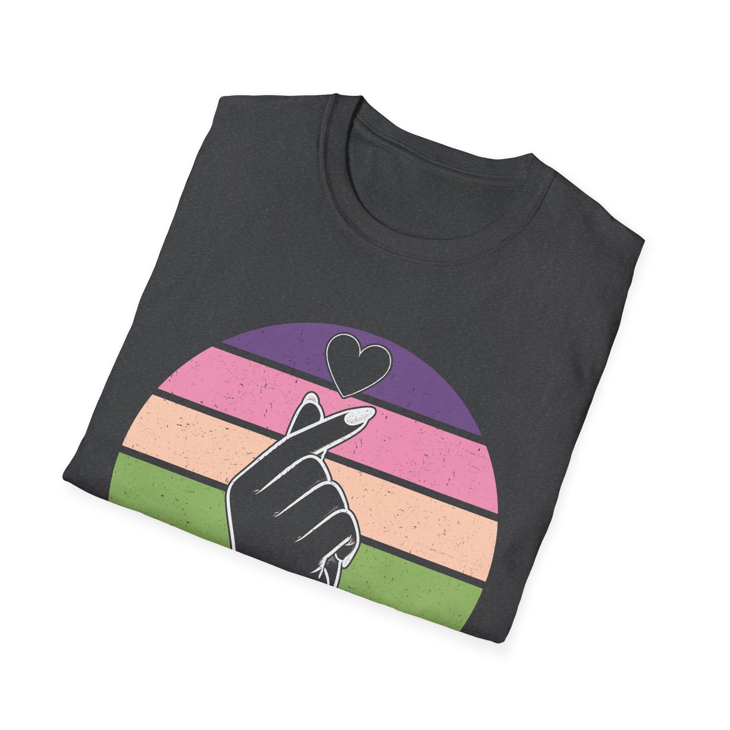 Hand Heart Unisex Softstyle T-Shirt - Love Vibes for Every Occasion