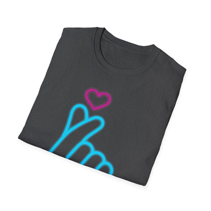 Cute Gesture Graphic T-Shirt, Casual Wear, Gift for Friends, Funny Tee, Birthday Present, Summer Style